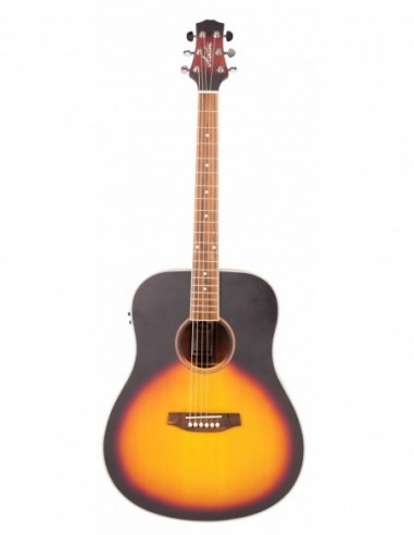 D26EQVSB - GUITARRA ELECTROACUSTICA ASHTON ACABADO SATIN VINTAGE ALL BURST WITH EQ