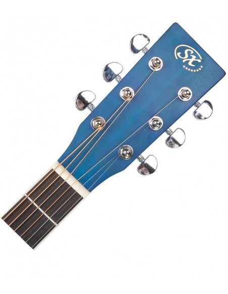 SD104BUS - GUITARRA ACÚSTICA SX COLOR AZUL