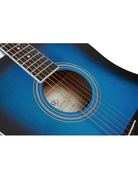 SD104BUS - GUITARRA ACÚSTICA SX COLOR AZUL