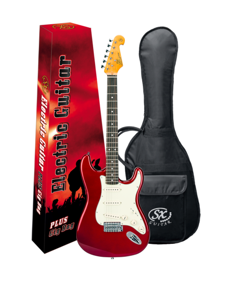 SST62CAR -  GUITARRA ELÉCTRICA SX ST62 CANDY APPLE RED