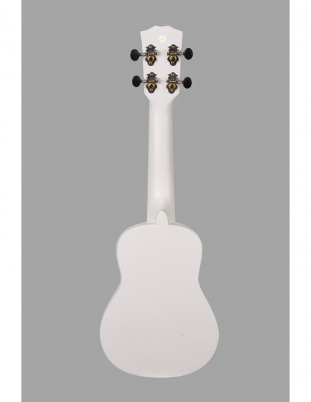 UK1MW - UKELELE MOHANA SOPRANO CON FUNDA EN COLOR BLANCO