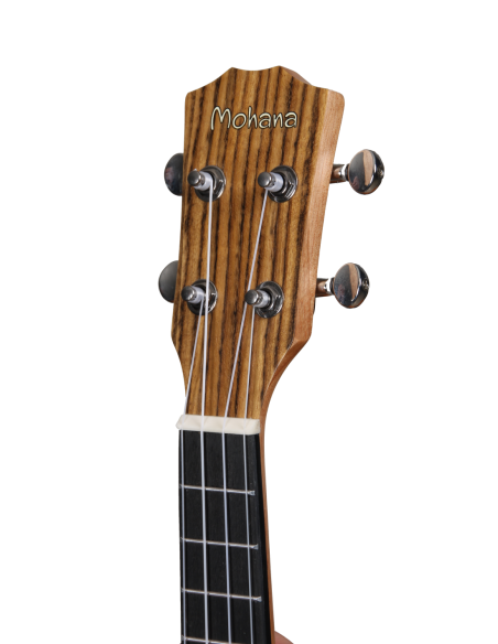UK2BWA - UKELELE MOHANA SOPRANO CON FUNDA EN BLACK WALNUT