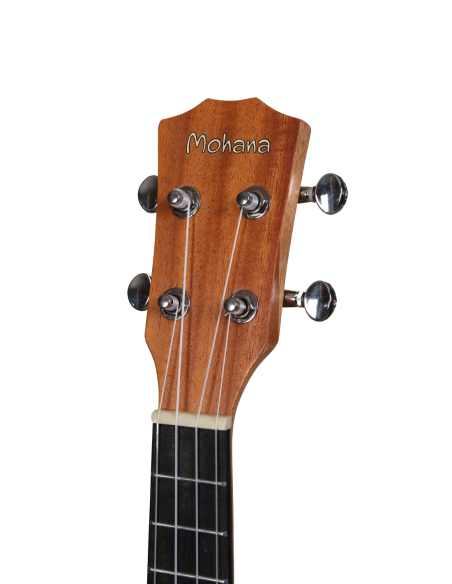 UK2SPR - UKELELE MOHANA SOPRANO CON FUNDA EN CAOBA Y ABETO