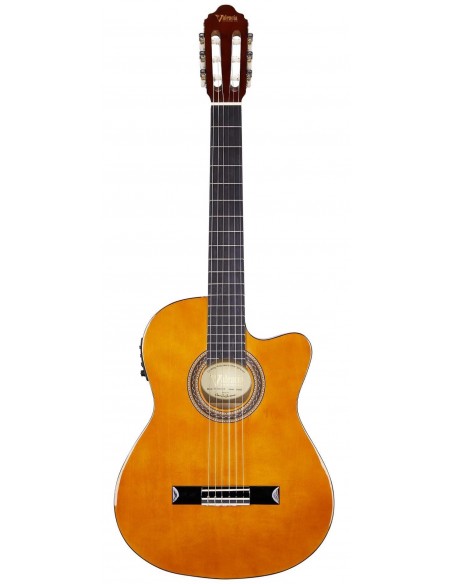 VC104TCE - GUITARRA CLASICA VALENCIA 4/4  MODELO BRILLO