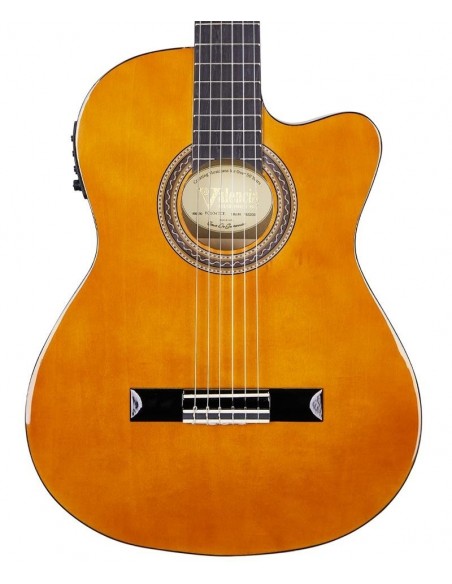 VC104TCE - GUITARRA CLASICA VALENCIA 4/4  MODELO BRILLO