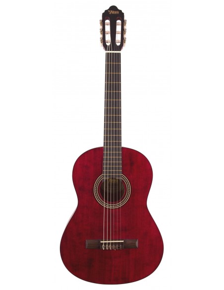VC214TWR -  GUITARRA CLASICA VALENCIA   VINTAGE WINE RED MATE