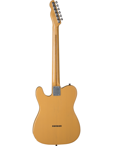TEXONIAN-T52-2-BB-KEITH - GUITARRA ELECTRICA MAYBACH TIPO TELE ´52 NEGRA BLACKGUARD-KEITH