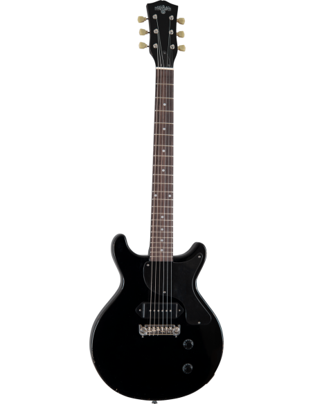 LESTER-JR-59-BG - GUITARRA MAYBACH LP JUNIOR DOBLE CUTAWAY ´59 BLACK GLOSS