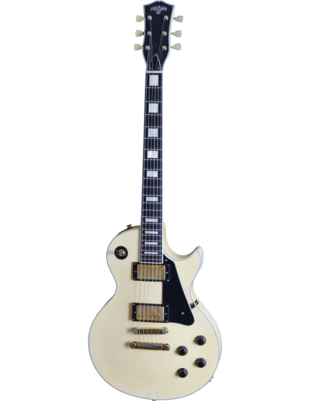 LESTER-EDELWEIB - GUITARRA ELECTRICA MAYBACH TIPO LP CUSTOM´72 AGED BLANCA