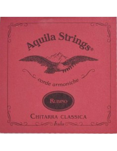 Juego Cuerdas Guitarra Clásica Aquila 134-C Rubino Tensión Normal