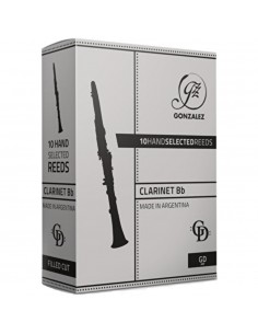 Caja 10 Cañas Clarinete Gonzalez GD 3¼