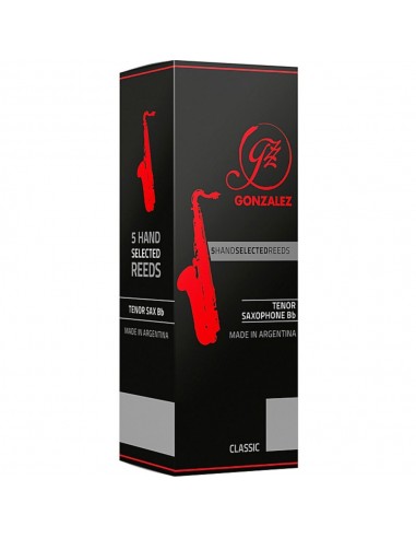 Caja 5 Cañas Saxo Tenor Gonzalez Classic 3½