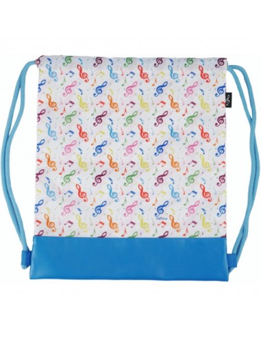 Bolsa Tipo Saco Clave de Sol Agifty B-3068 Blanca