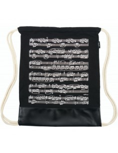 Bolsa Tipo Saco Partituras Agifty B-3070 Negra