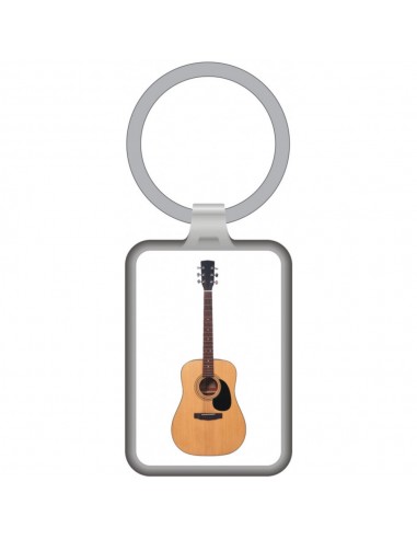 Llavero Guitarra Agifty K-1056 Blanco