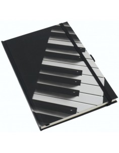 Libreta Notas Dibujo Teclado Agifty N-1029 Negra