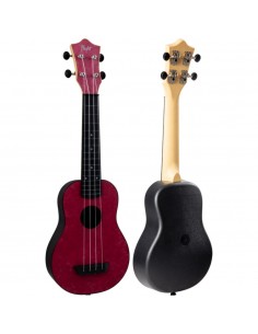Ukelele Soprano Flight TUS-65 Travel Ruby