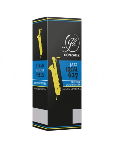 Caja 5 Cañas Saxo Baritono Gonzalez Local 627 Jazz 1½