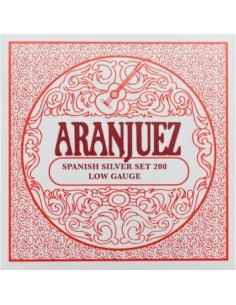 Juego Cuerdas Guitarra Clasica Aranjuez Spanish Silver 200