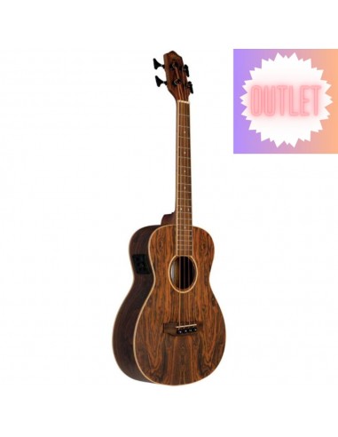 Ukelele Bajo Lanikai FB-EBU Figured Bocote Electrificado