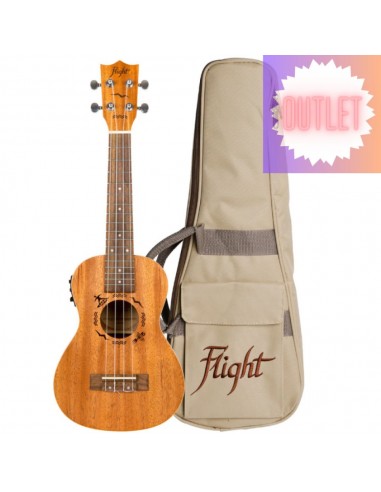 Ukelele Concert Flight DUC-523CEQ Designer Electroacustico Caoba