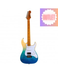 Guitarra Eléctrica Jet JS450-TBL-HSS Transparent Blue