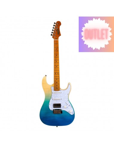 Guitarra Eléctrica Jet JS450-TBL-HSS Transparent Blue