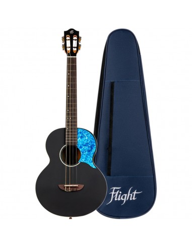 Ukelele Barítono Flight Princess Series Iris BK Negro