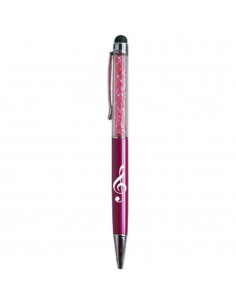 Bolígrafo Stylus Clave De Sol Agifty B-2021 Cristal Magenta