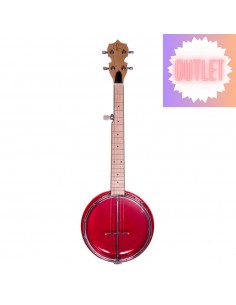 Banjolele 5 cuerdas Bones BB500-R Rojo