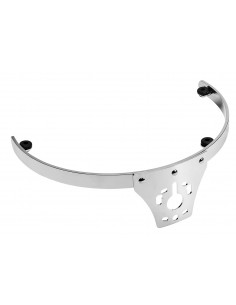 10" 6-Hole Suspension Mount w/ Small Face Plate, Ultra Lightweight Chrome over Aircraft Aluminum, Reversible