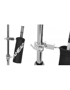 AHEAD Compact Stick Holder, Quick Release Clamp, Ballistic Flat Folding Sack, Fits.625" to 1.0" tubing