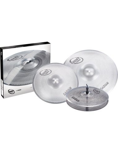 SABIAN Quiet Tone Practice Cymbals Set Qtpc502