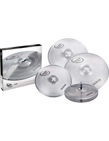 SABIAN Quiet Tone Practice Cymbals Set Qtpc504