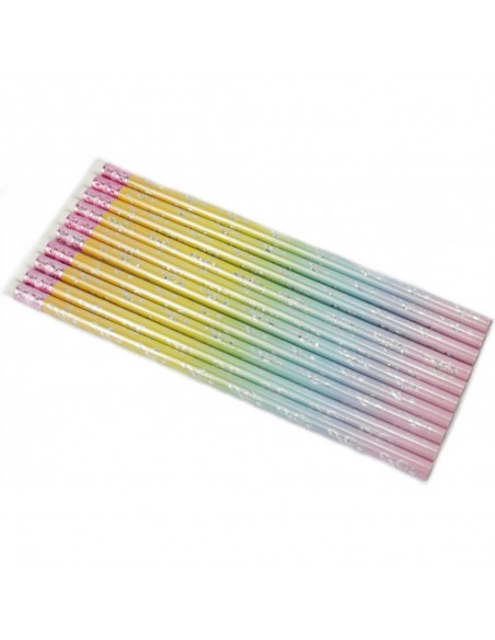 Pack 10 Lápices Clave de Sol Agifty B-1154 colores