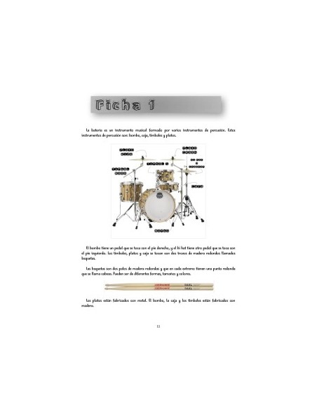 Mi primer libro de batería