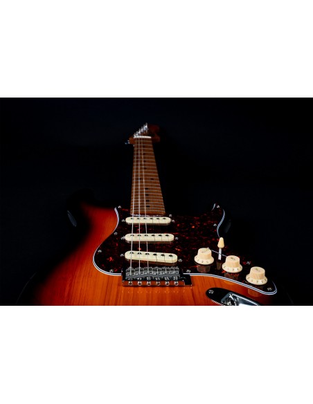 Guitarra Eléctrica Jet JS300-SB-SSS Sunburst