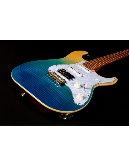 Guitarra Eléctrica Jet JS450-TBL-HSS Transparent Blue