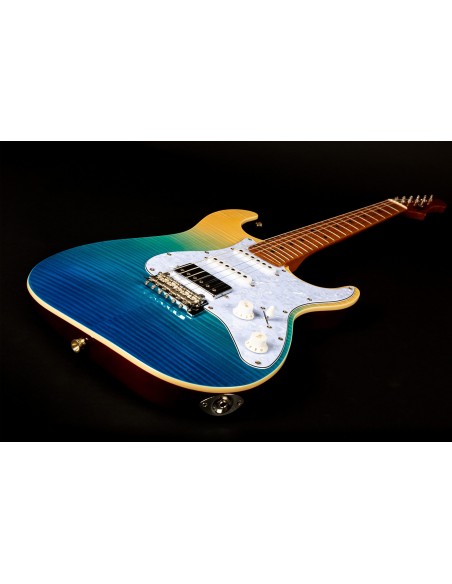 Guitarra Eléctrica Jet JS450-TBL-HSS Transparent Blue