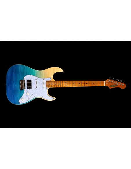 Guitarra Eléctrica Jet JS450-TBL-HSS Transparent Blue