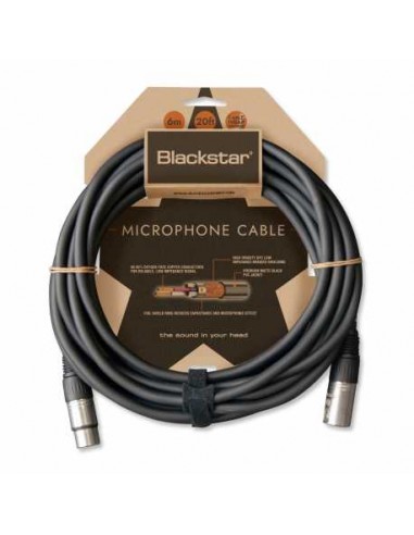 Blackstar XLR Cable 6m F/M