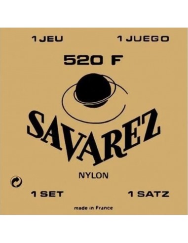 Juego Savarez Clásica Carta Roja 520-F (3ª entorchada)