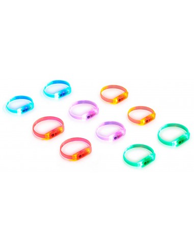 LED WRISTBAND PACK (10 uds)