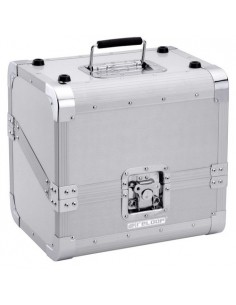 COFRE PLATEADO 80 RECORD CASE