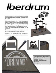 MOQUETA PARA BATERIA...