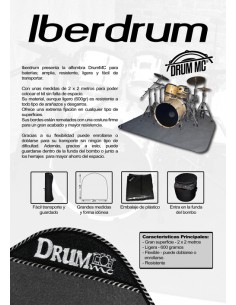 MOQUETA PARA BATERIA DRUM.M.C