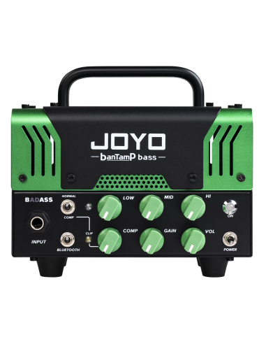 BANTAMP-BADASS - AMPLIFICADOR JOYO  CON BLUETOOTH CON VALVULA 12AX7 DOS CANALES PARA BAJO