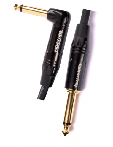 MAM-FLEX-G10R - CABLE PARA GUITARRA PROFESIONAL MAMMOTH 10FT ACODADO -RECTO  CABLE SOMMER