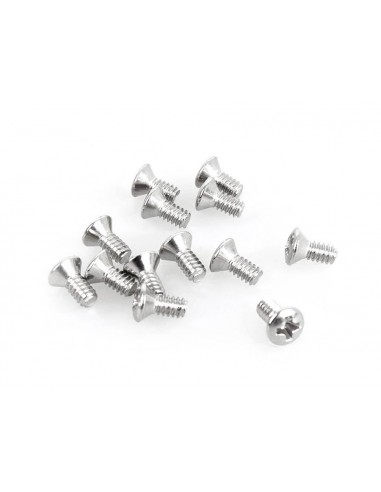 Tornillo inter. deslizante Fender níquel 12ud