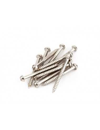 Tornillos para pastillas Fender níquel 12ud
